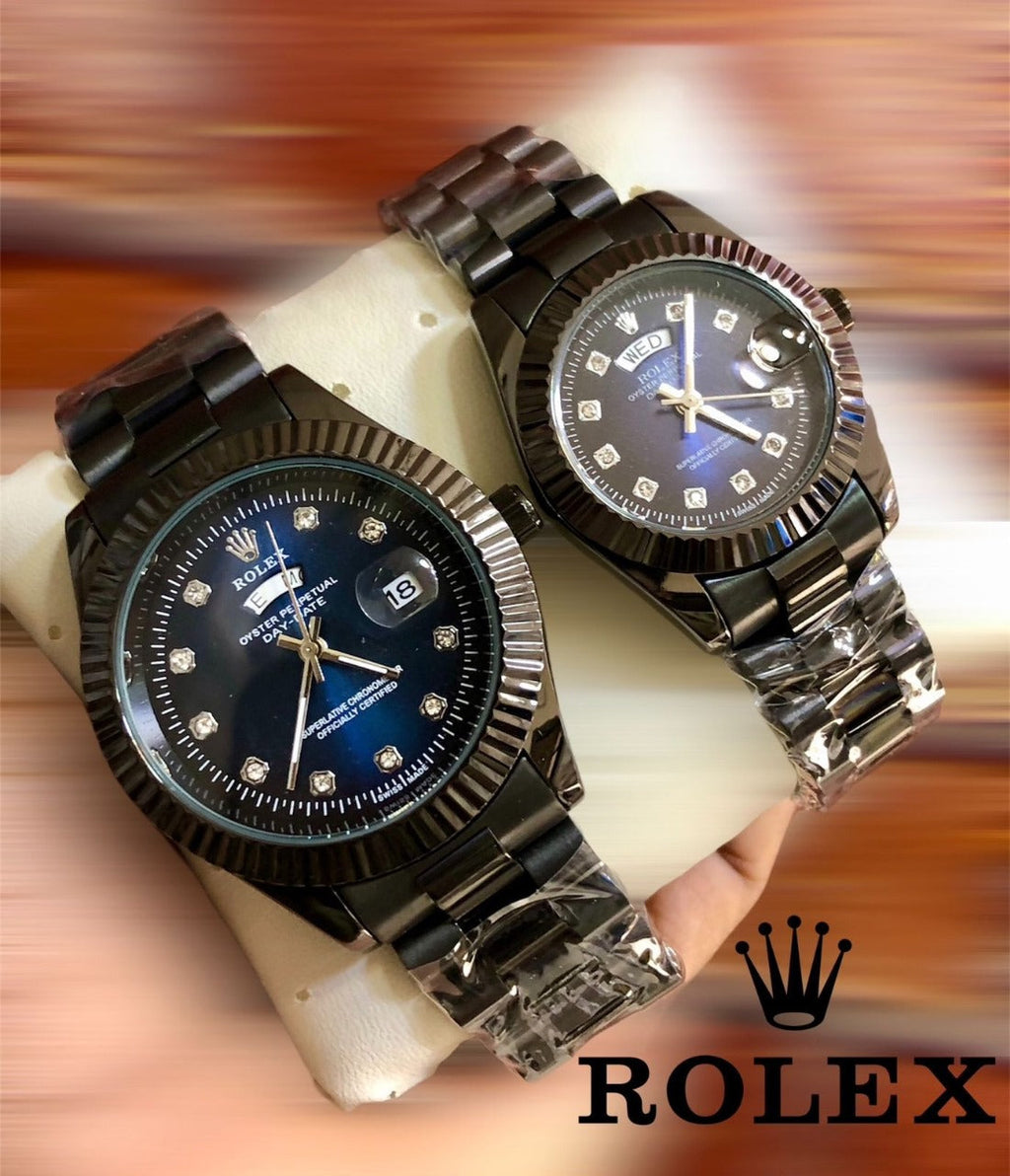 Rolex Watch  Duo Set with Box