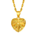 Gold Heart Necklace for Women